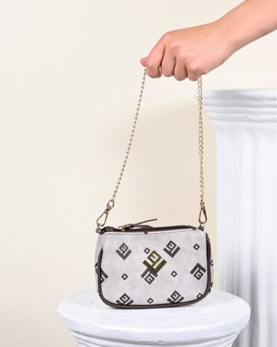 Piccola Signature Bag  Grey  Lovely