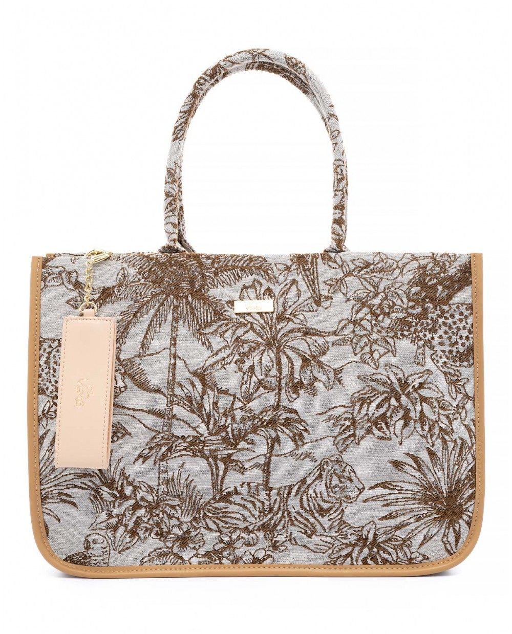 Τσάντα Tess Large Beige-Camel Veta Anerio