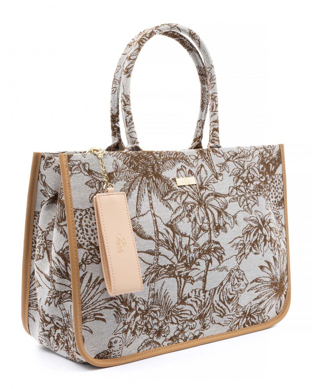 Τσάντα Tess Large Beige-Camel Veta - Image 2