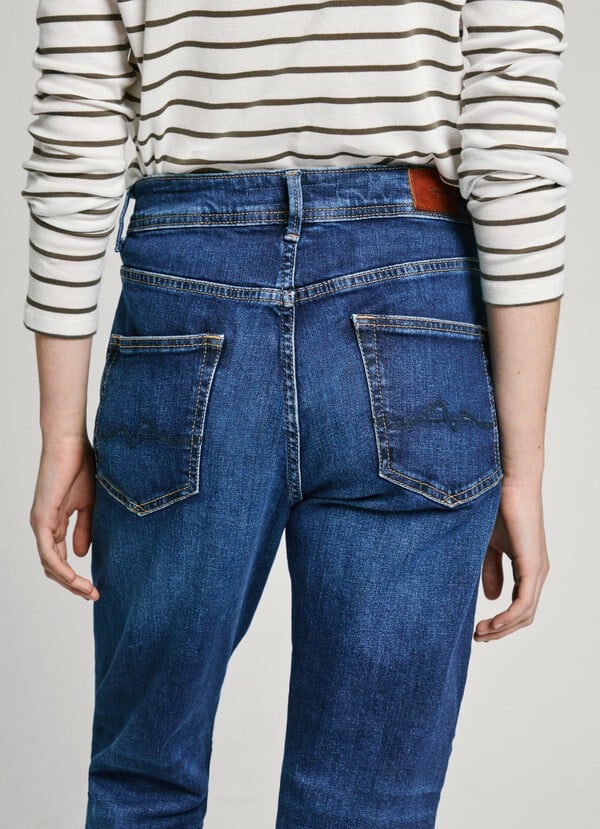Ψηλό τζιν Μπλε NOS VIOLET RE PL204176   Pepe Jeans - Image 3