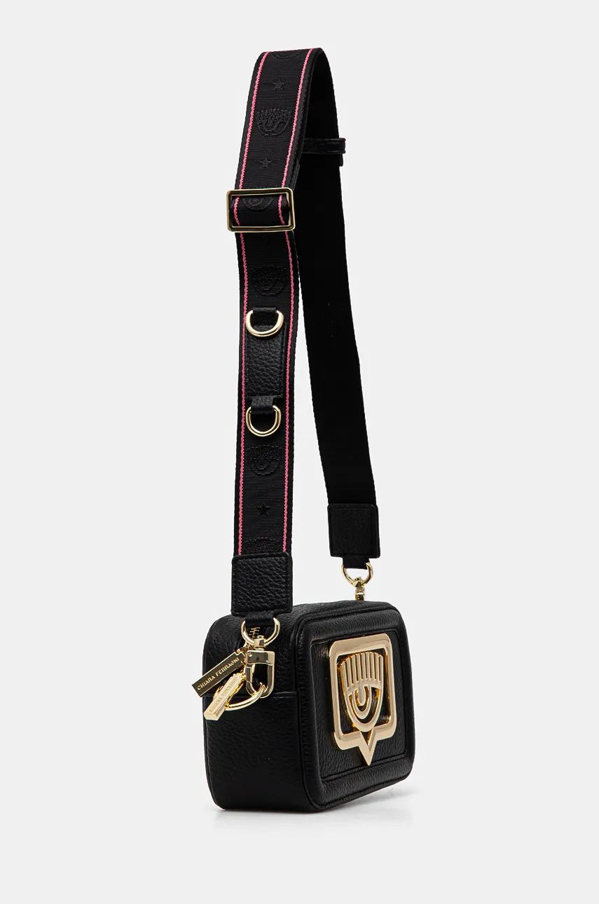 Τσάντα Chiara Ferragni Black 77SB4BB5 RangeB Eyelike Buckle Sketch05 Bag Anerio