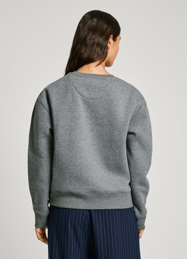 Φούτερ με λογότυπο και Στρας DROP 4 FRANCESCA PL581458 Pepe Jeans - Image 6