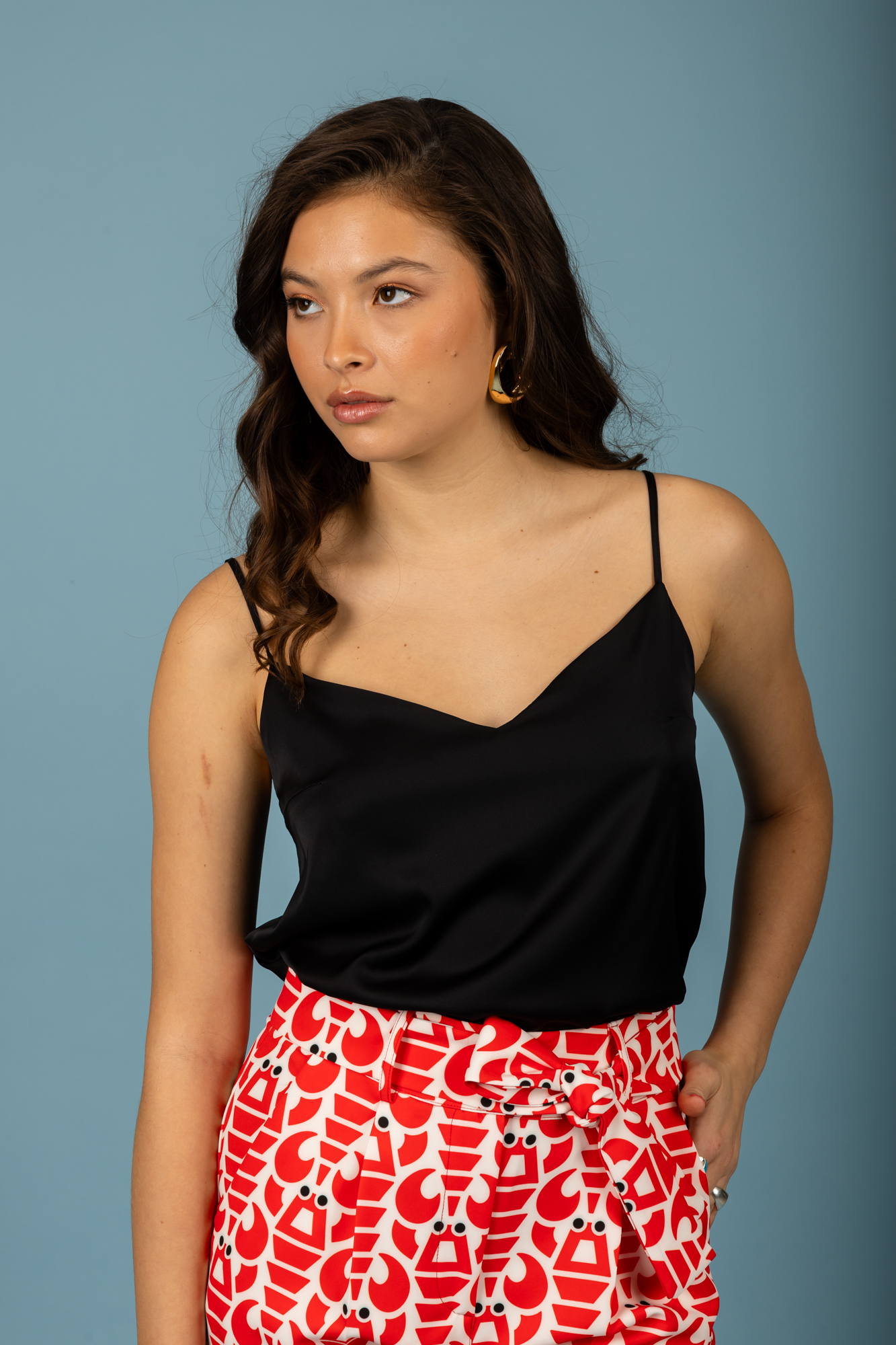 Maddie top (Black) Chaton Anerio