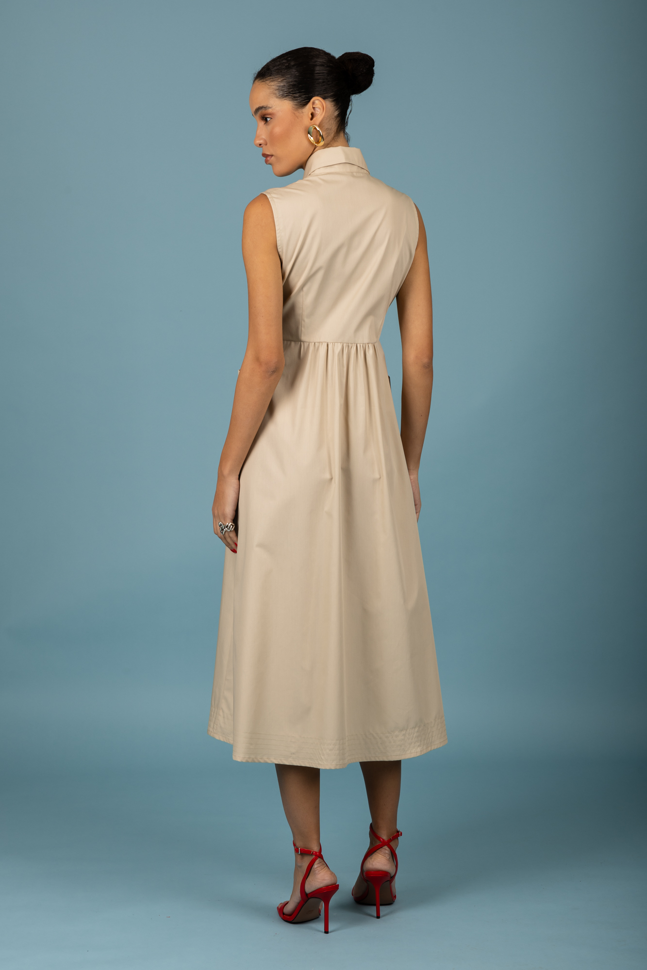 Rebecca dress (Beige) Chaton - Image 2