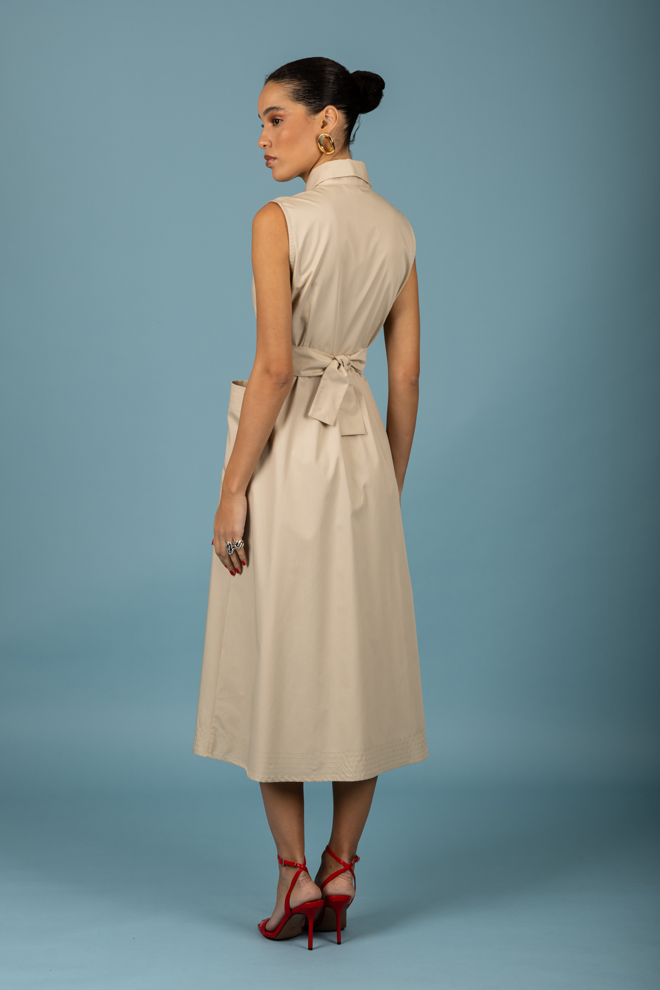 Rebecca dress (Beige) Chaton - Image 5