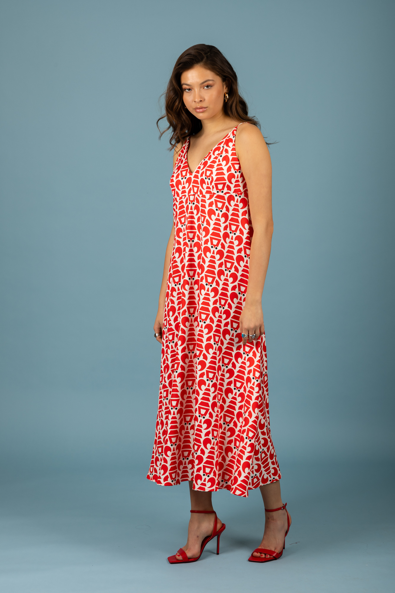 Agustin overize dress (Red) Chaton - Image 7