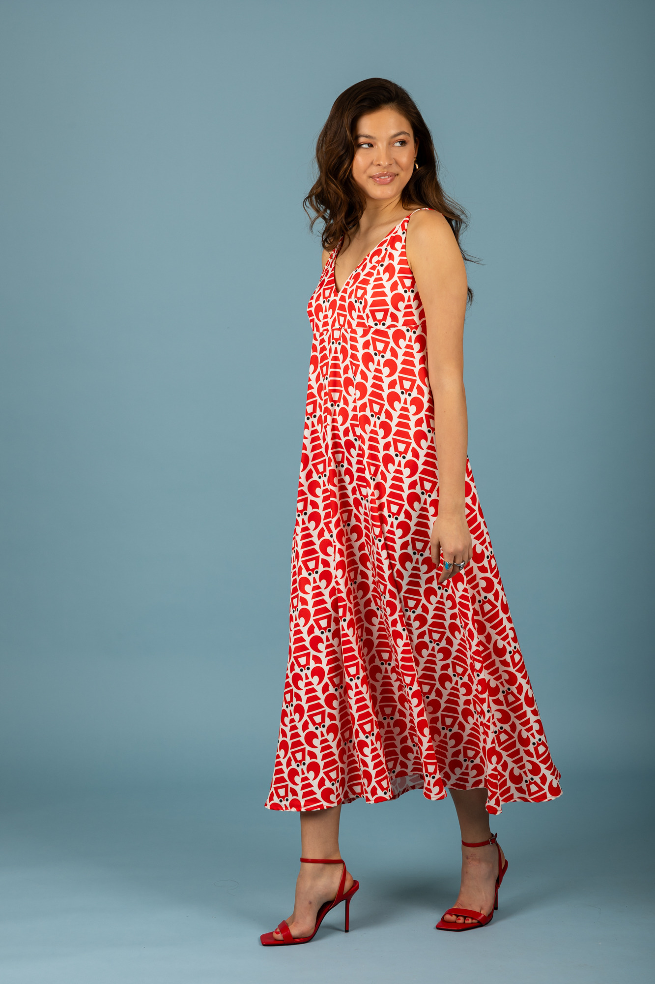 Agustin overize dress (Red) Chaton - Image 6