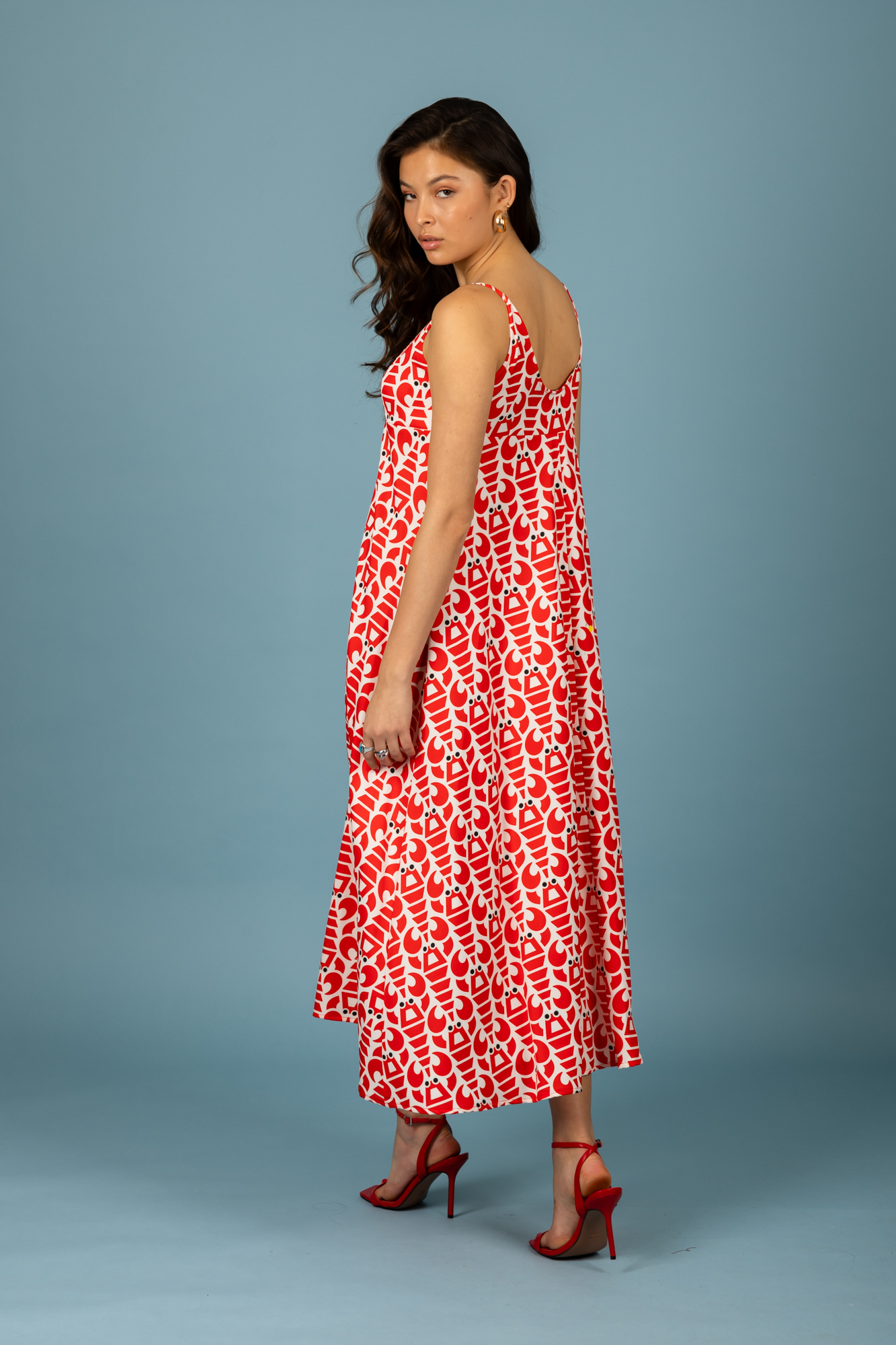 Agustin overize dress (Red) Chaton - Image 4