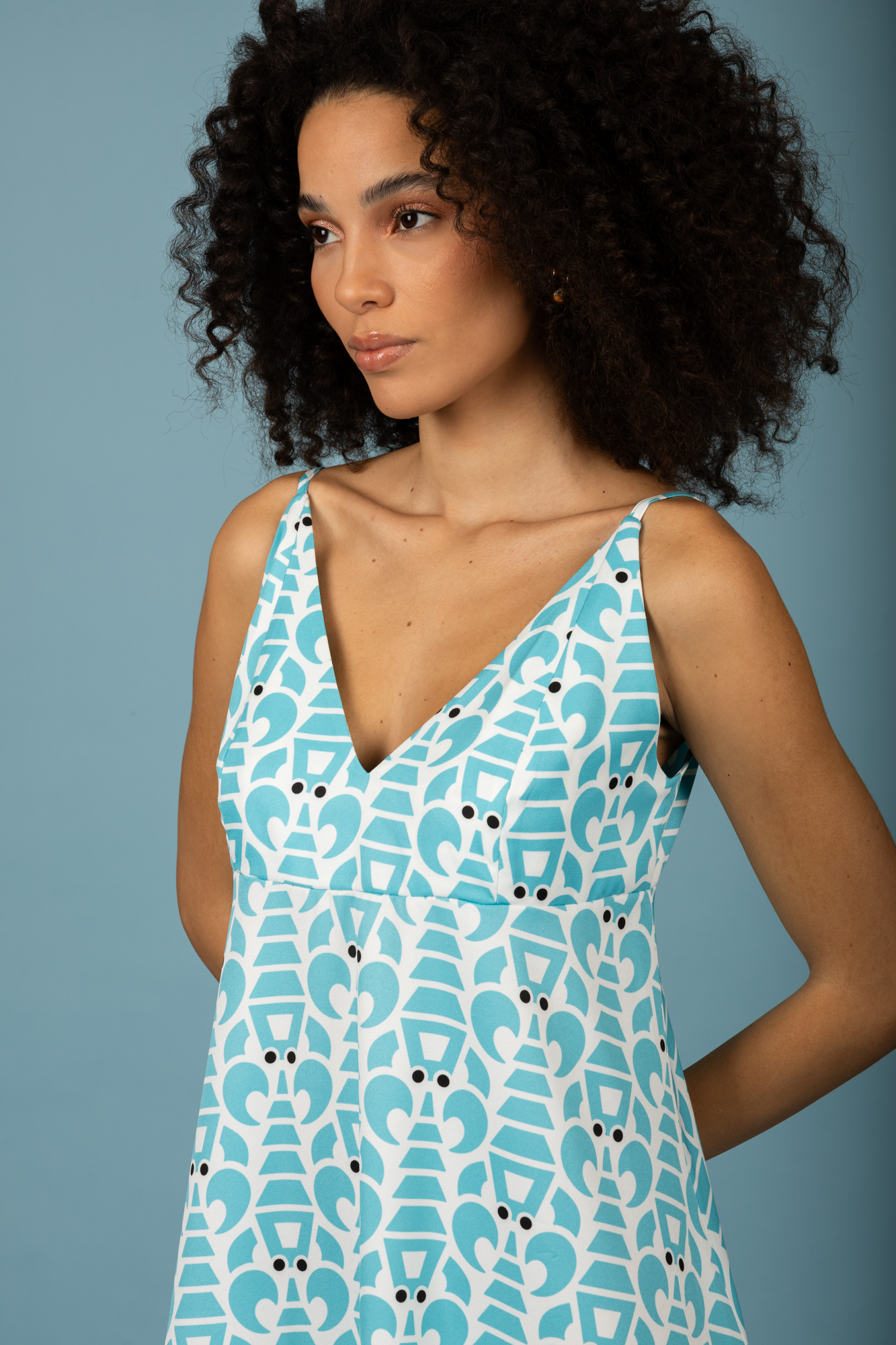 Agustin overize dress (Ciel) Chaton - Image 3