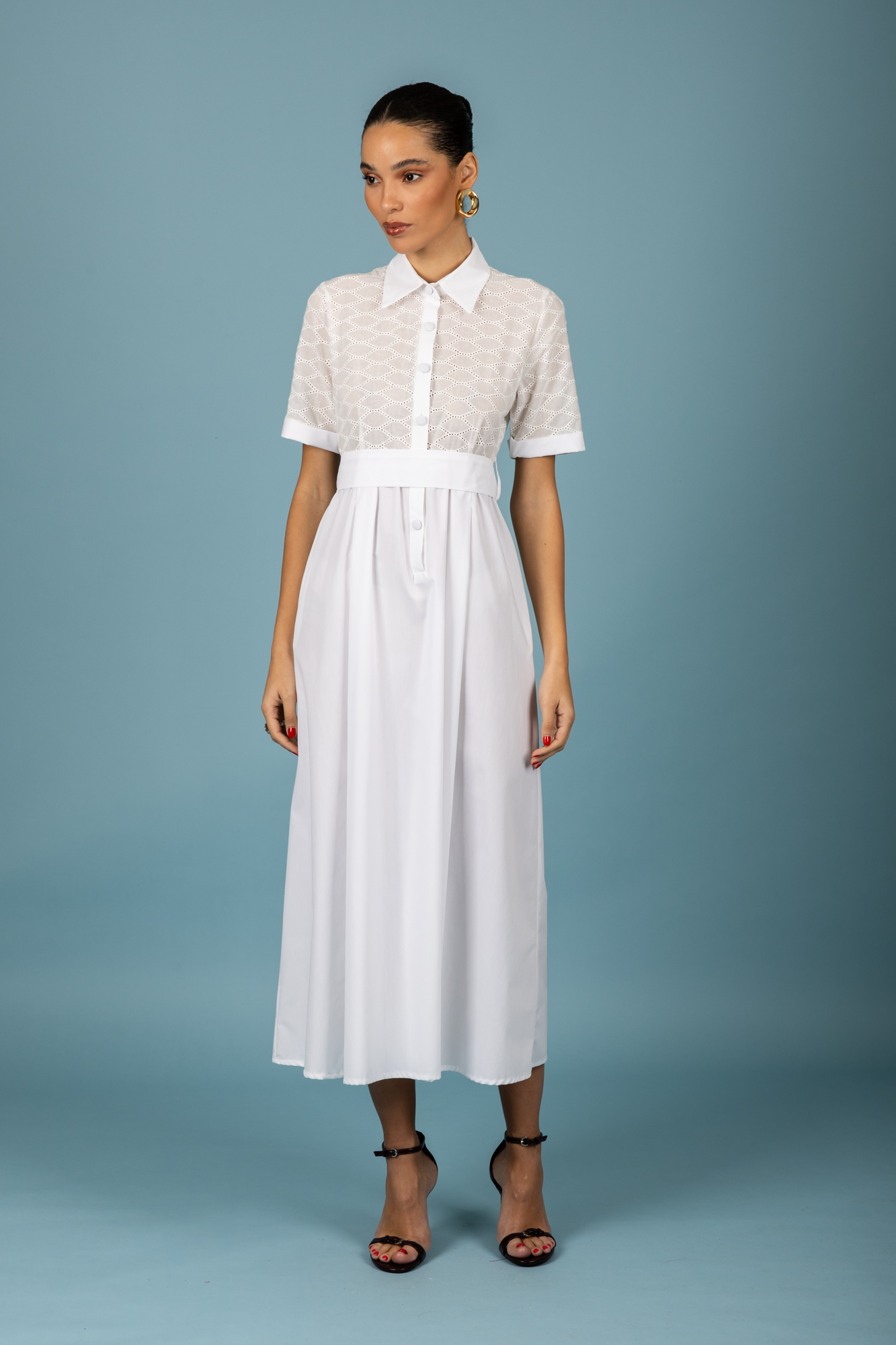 Manuel dress (White) Chaton - Image 3
