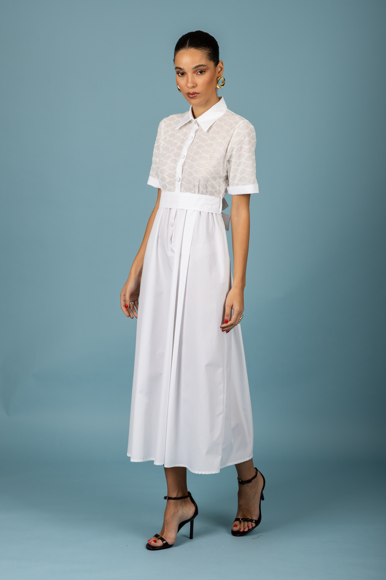Manuel dress (White) Chaton - Image 6