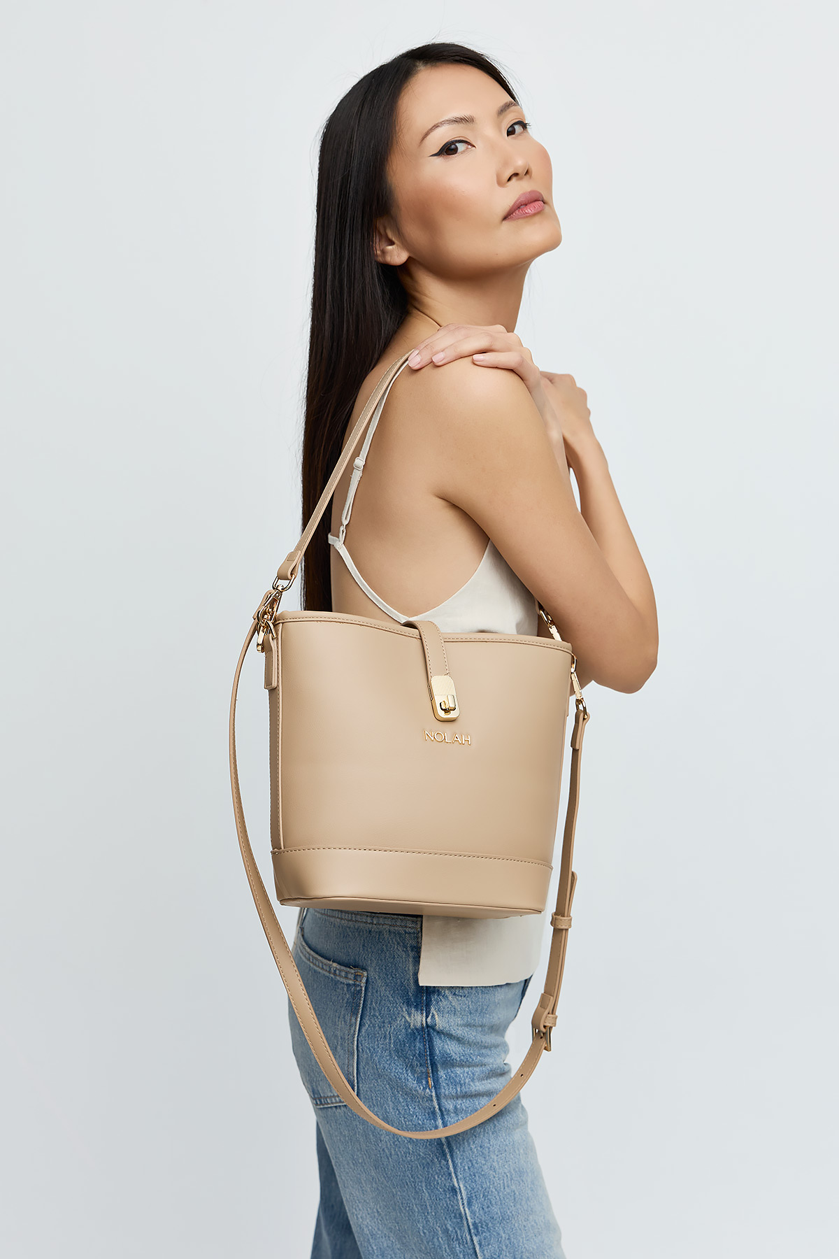 Evelina Beige Light Gold Nolah - Image 5