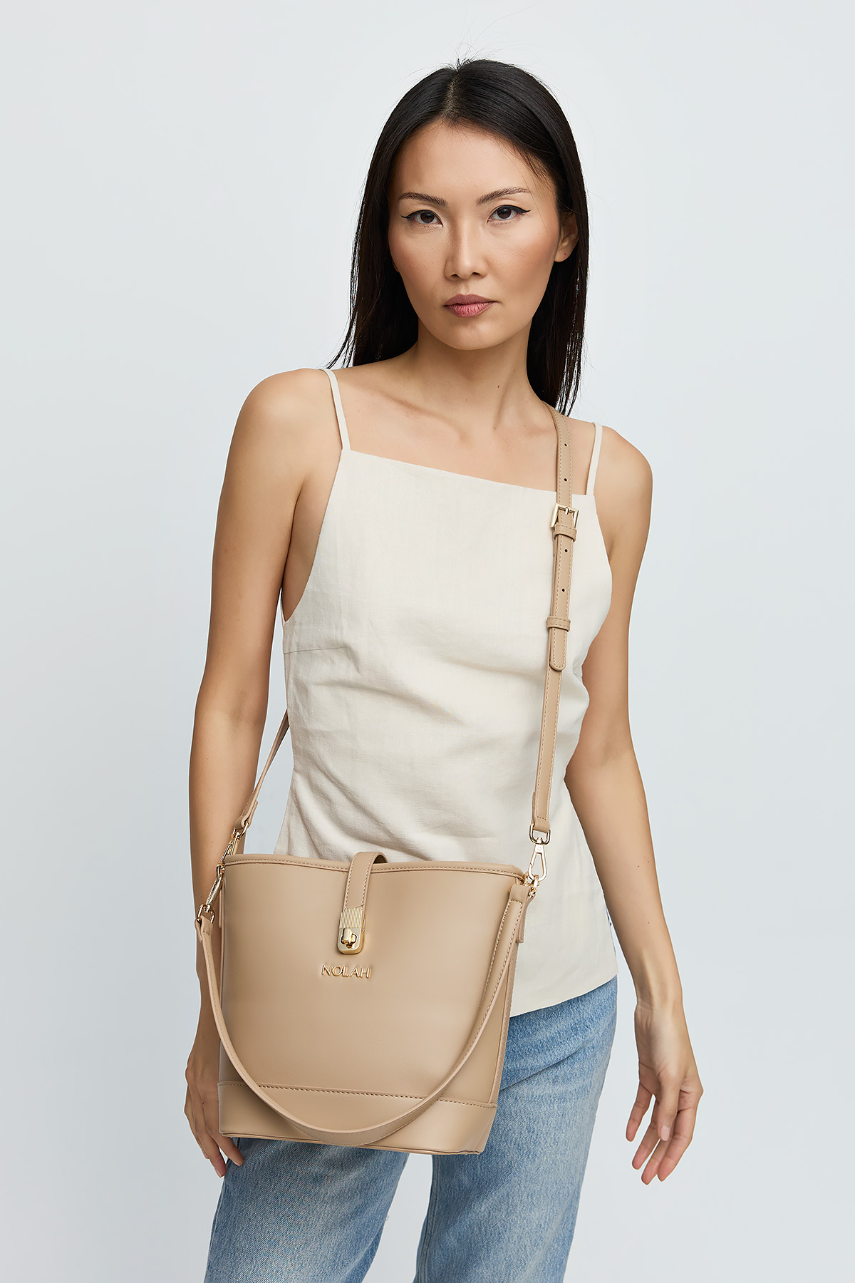 Evelina Beige Light Gold Nolah - Image 6