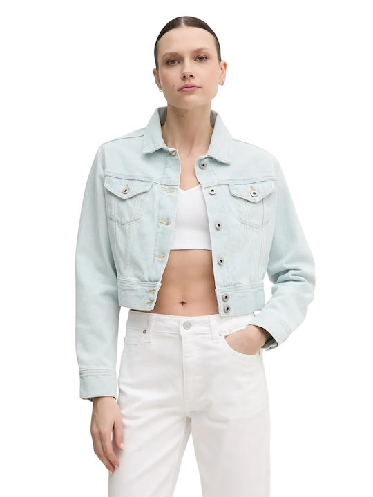 Regular fit Denim Jacket Cropped PL402431 Pepe Jeans Anerio