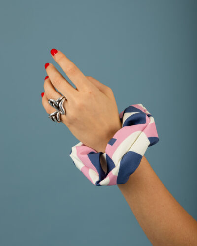 Bianca scrunchie (Pink) Chaton Anerio
