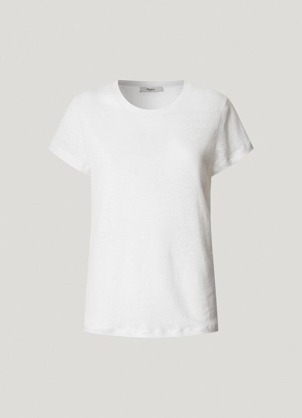 Μπλούζα με  κεντημένο λογότυπο PL506049 Pepe Jeans - Image 4