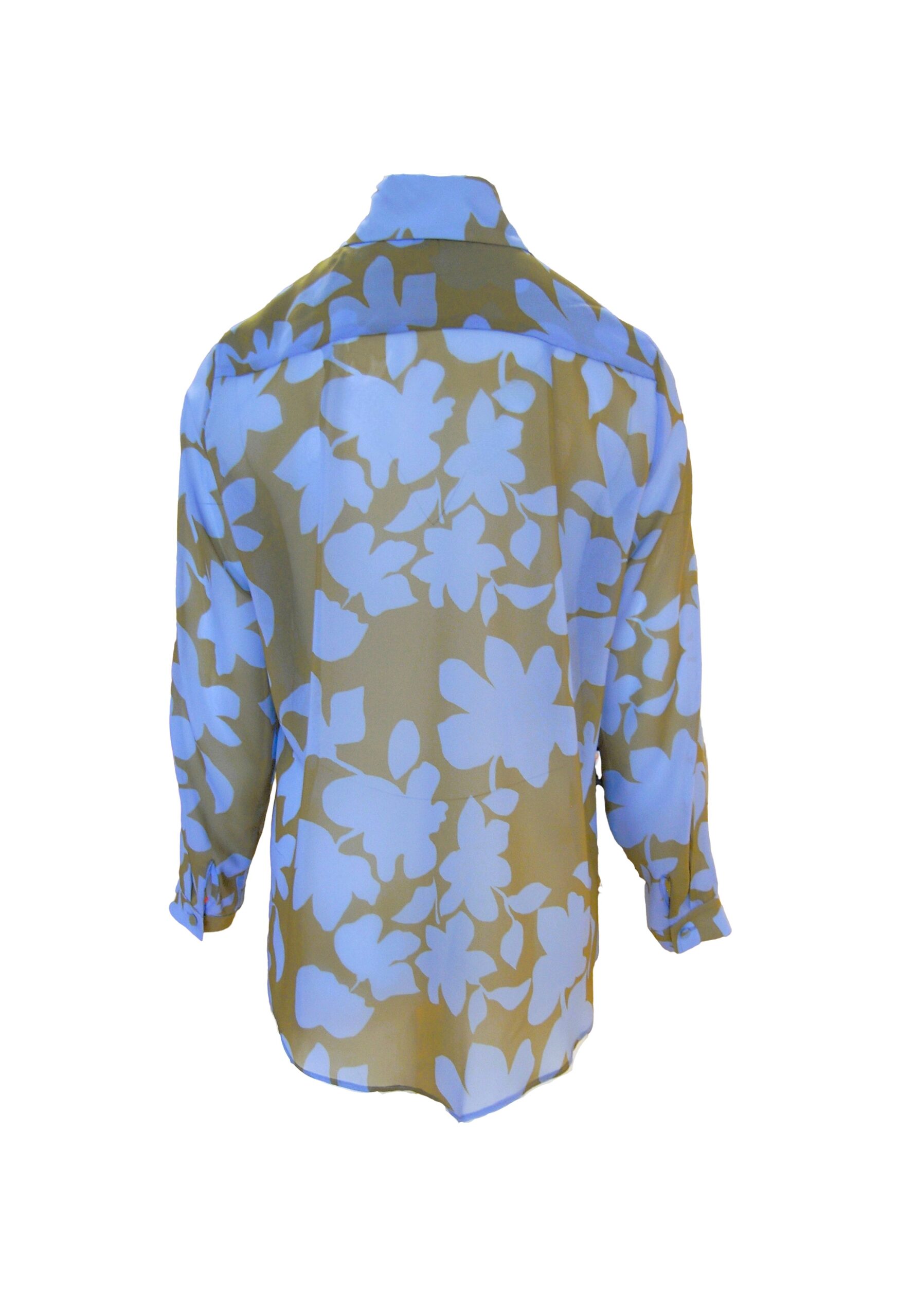 Ημιδιαφανές Πουκάμισο Floral White22 - Image 2