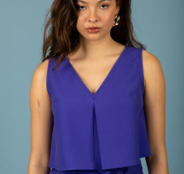 Ethan crop top (Purple) Chaton Anerio