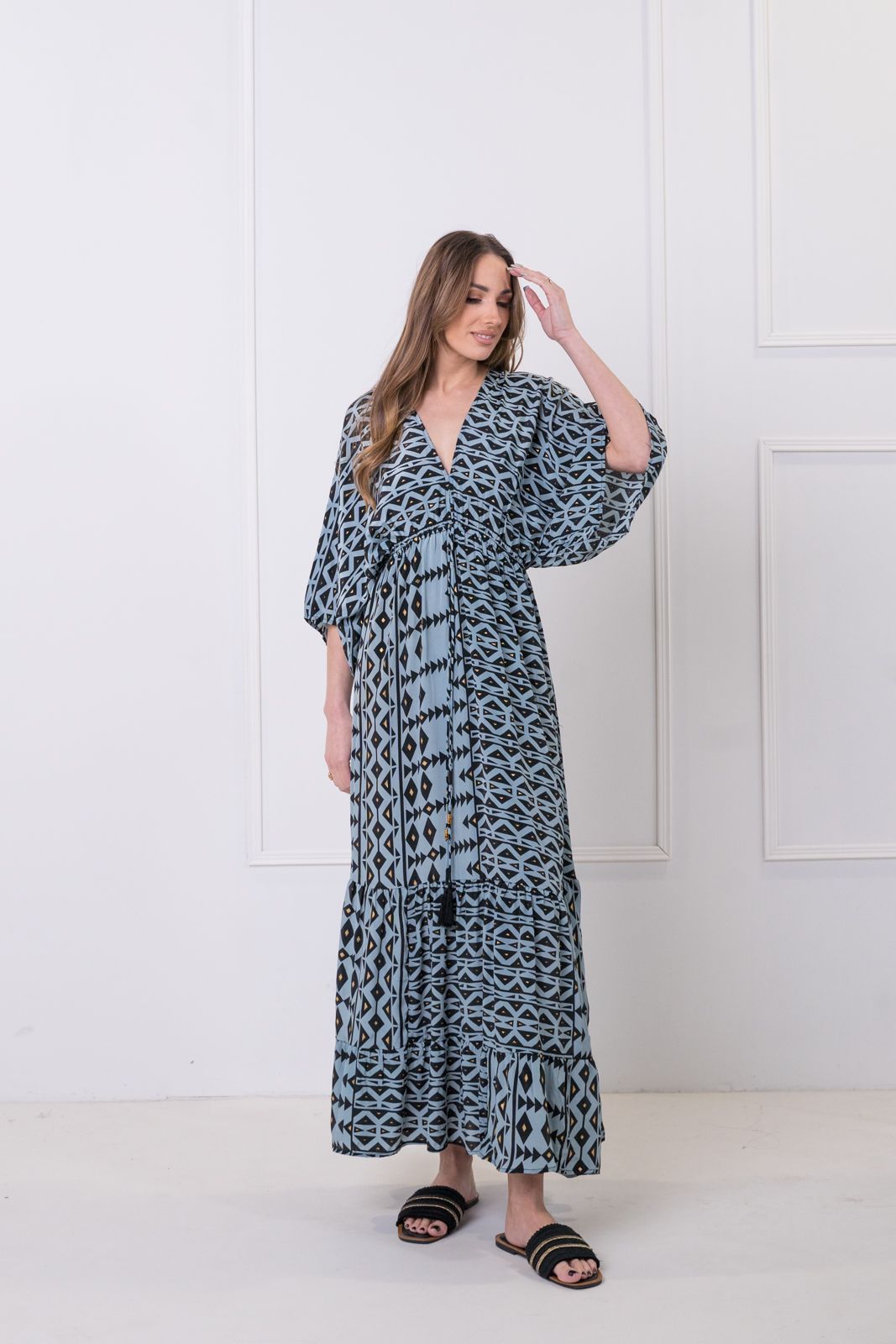 Φόρεμα maxi με ανοιχτή πλάτη Fullah Sugah