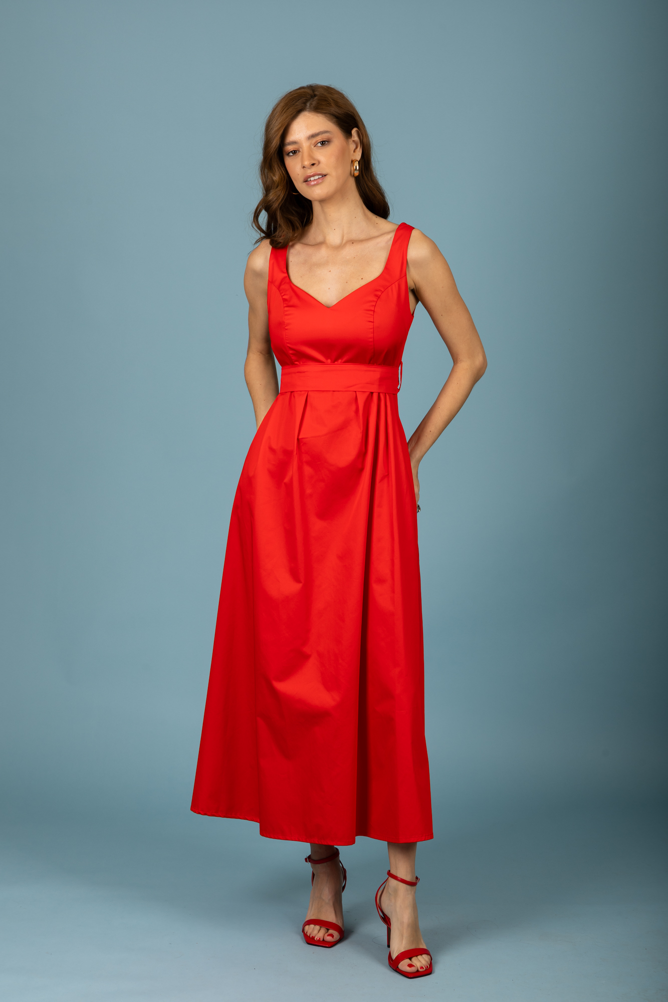 Fernando dress (Coral) Chaton Anerio