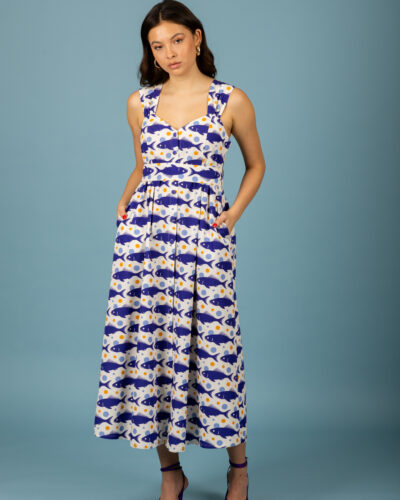 Luca poplin dress Chaton Anerio