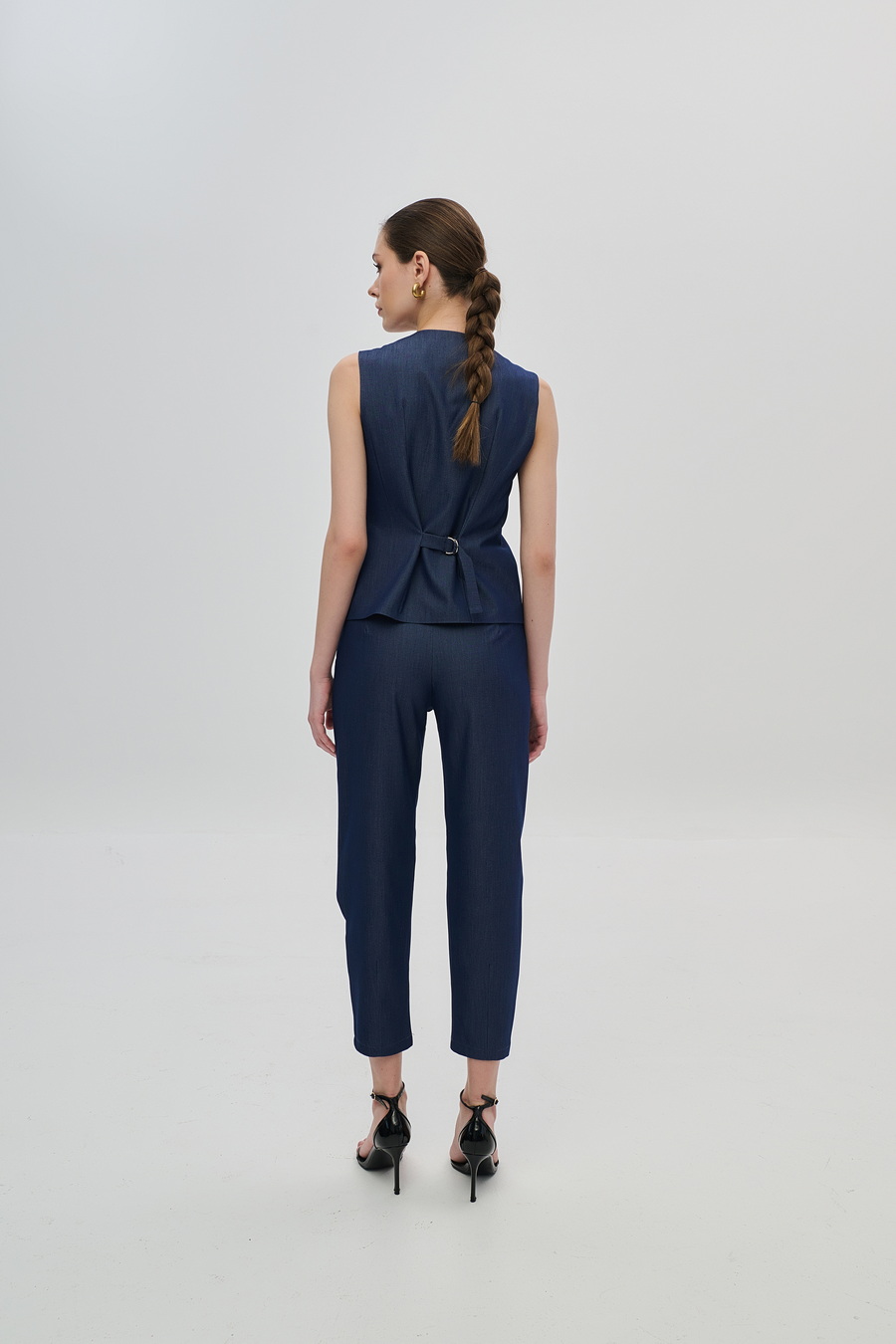Παντελόνι με Επανότισμα Τυπου Denim Dejavu - Image 3