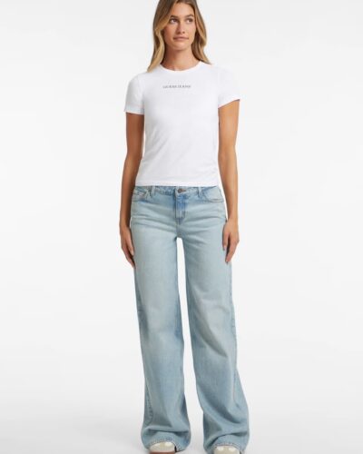 Τζιν G11 wide-leg W4BA0YD5CCA Guess Jeans Anerio