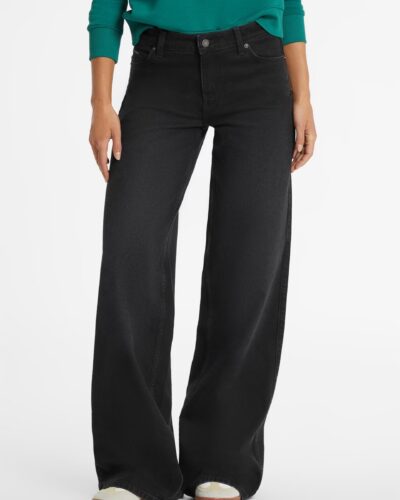 Τζιν G11 wide-leg Μαύρο W4BA0YD5E83 Guess Jeans Anerio