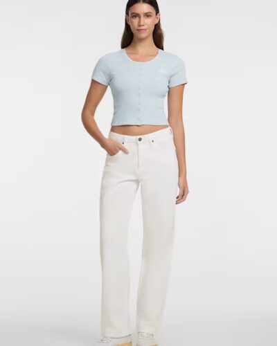 Tοπ με κουμπιά μπροστά Γαλάζιο W5GP27KA0H1 Guess Jeans Anerio