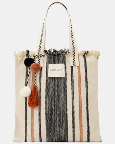 Τσάντα shopper με ξέφτια Fullah Sugah Anerio