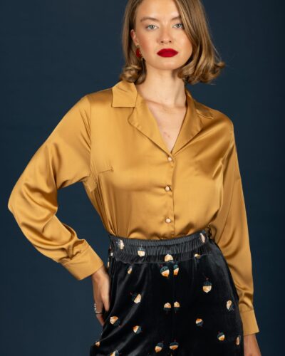 Kathleen shirt (Dark Gold) Chaton Anerio