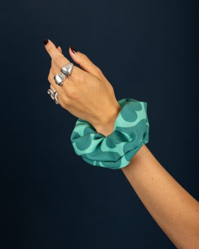 Agatha scrunchie (Green) Chaton