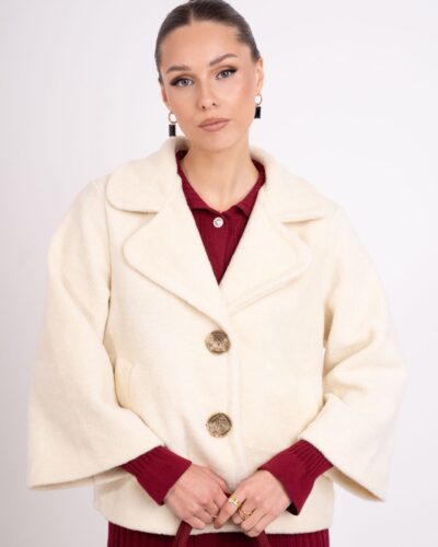 Κοντό Παλτό Μπεζ Fullah Sugah Anerio