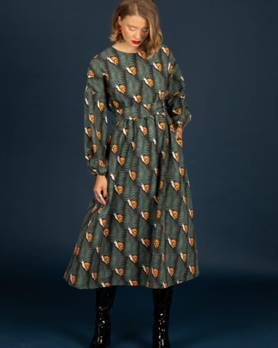 Kristen dress (Orange) Chaton Anerio