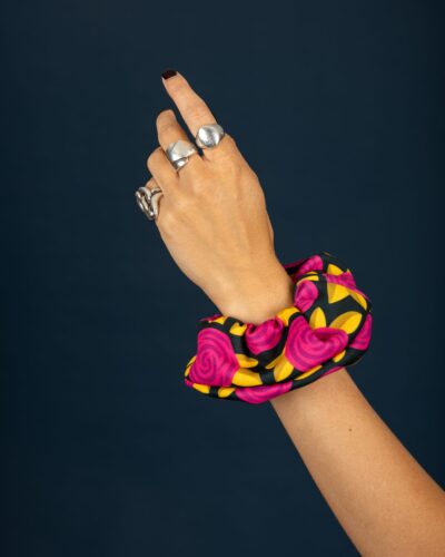 Dylan scrunchie (Magenta) Chaton Anerio