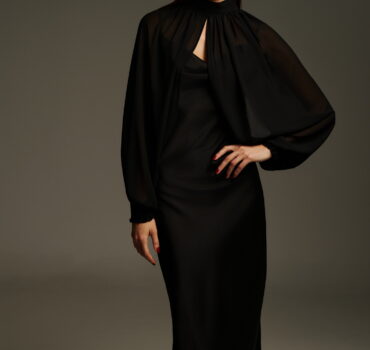 Μπολερό Με Μανίκια Μαύρο Dejavu Anerio