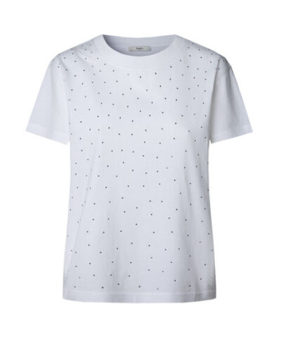 Μπλουζάκι με κρυστάλλινες λεπτομέρειες Bernie Pl5000008 Pepe Jeans Anerio