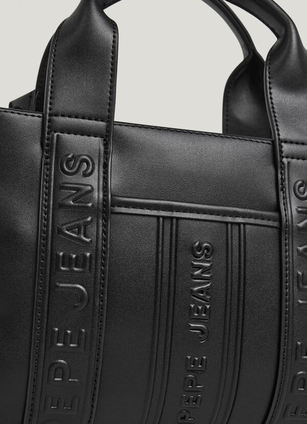 Τσάντα ορθογώνια Zadie Marrel Μαύρη PL0300008 Pepe Jeans - Image 4