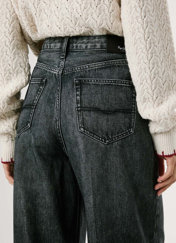 High-rise wide fit Jeans Jaimy PL2047404 Pepe Jeans - Image 6