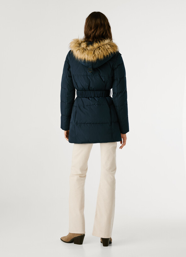 Μακρύ φουσκωτό Μπουφάν με επένδυση Sarah PL4024336 Pepe Jeans - Image 6