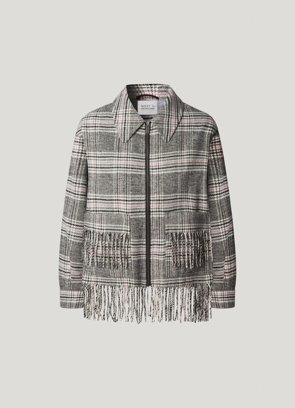 Καρό Σακάκι με κρόσια Talani PL4024341 Pepe Jeans - Image 7