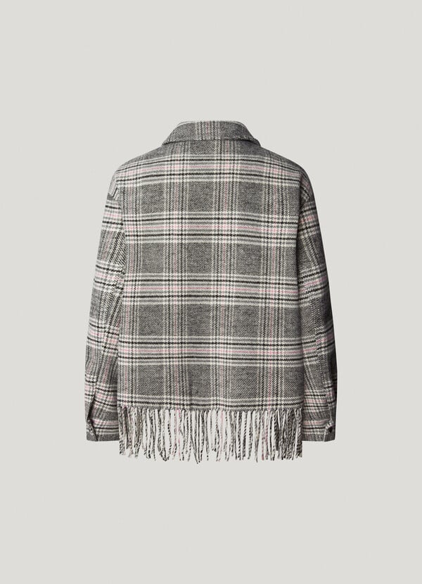 Καρό Σακάκι με κρόσια Talani PL4024341 Pepe Jeans - Image 8
