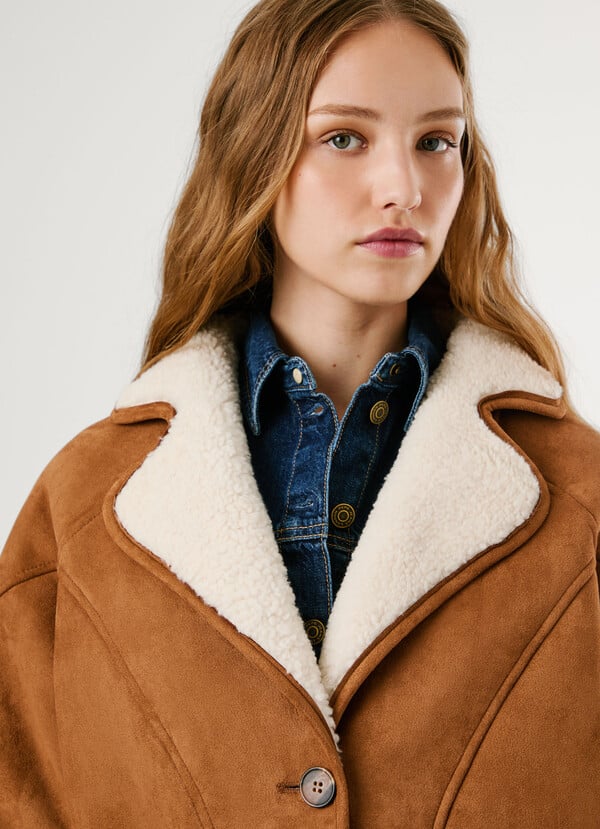 Παλτό με γιακά Teresa PL4024362 Pepe jeans - Image 4