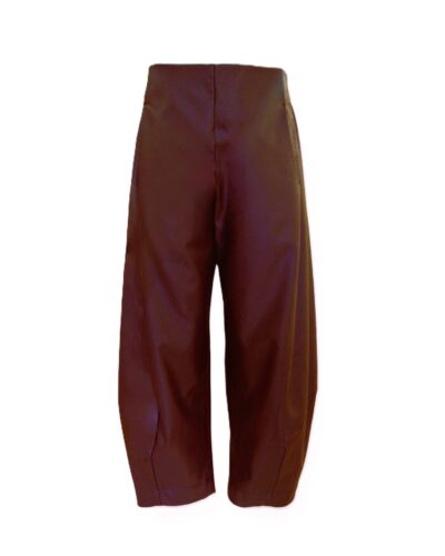 Παντελόνι δερματίνης Slouchy Μπορντώ Innocent Anerio