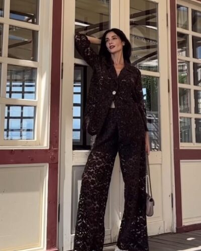 Σύνολο Σακάκι και Παντελόνα Κιπούρ Innocent