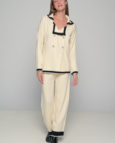 Σετ ζακέτα-παντελόνι πλεκτό Fullah Sugah