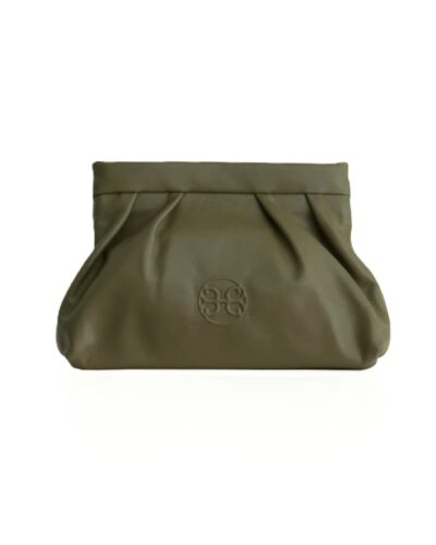 Kiss Δερμάτινο Pouch - Olive Green Anerio
