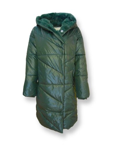 Faith Μπουφάν puffer με γούνα στη κουκούλα Namaste Anerio