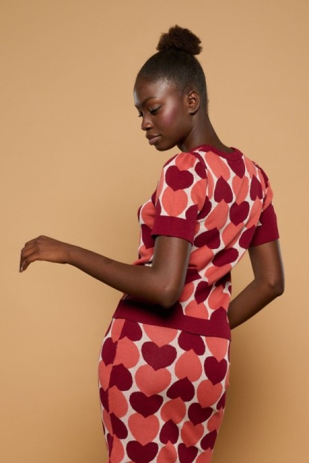 Minueto Κοντομάνικο Πλεκτό Μπλουζάκι Dalt Villa - Image 3