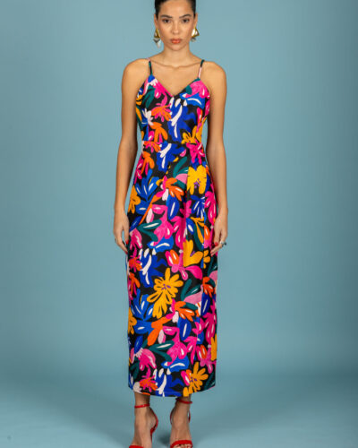 Chaton Φόρεμα με βολάν και στενή γραμμή Paolo Anerio